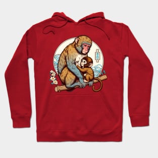 Parenting monkey mom Hoodie